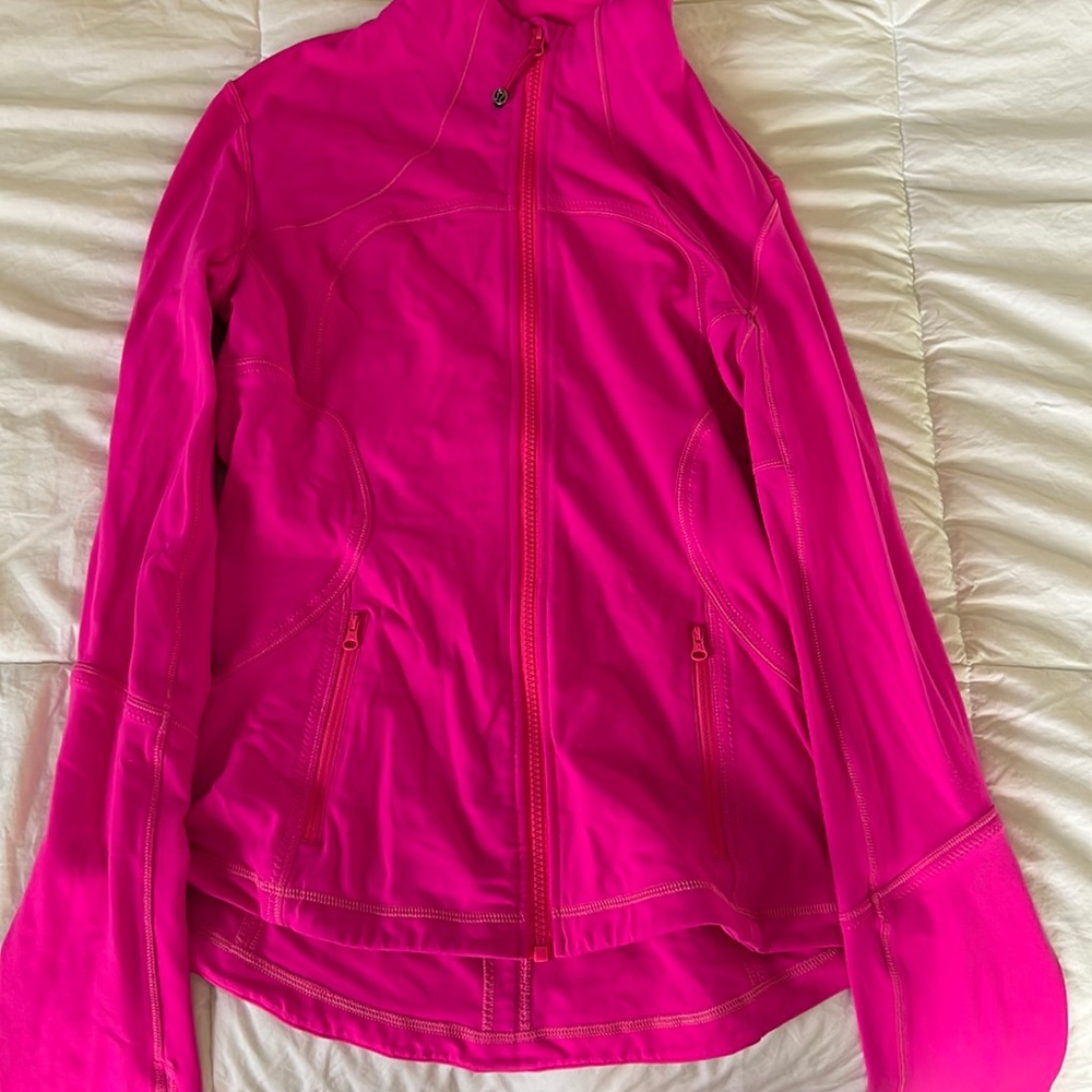 Lululemon Define Jacket Luon Hot Pink *RARE*.